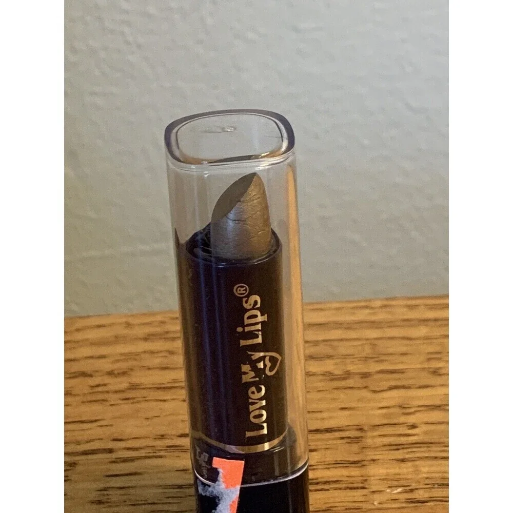love my lips opulence frosted lip stick VTG New Silver Sealed Y2k 459 Shimmer